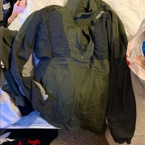 Pink 1/4 zip with hood